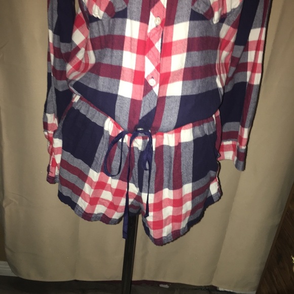 Aerie flannel‎ Romper - Picture 2 of 8